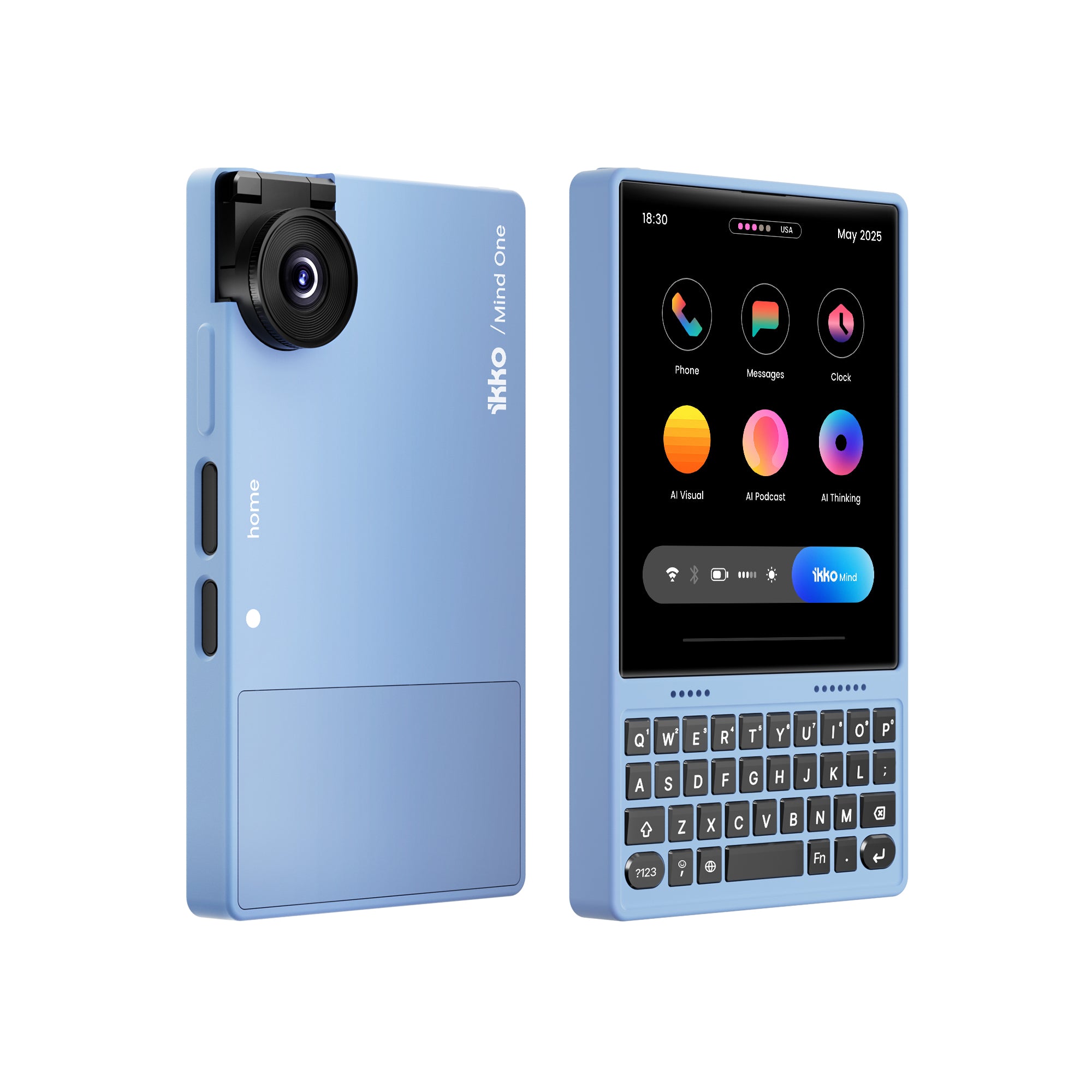 MindOne Phone: QWERTY Keyboard, Hi-Fi Dac | Snap-in Case | iKKO Audio