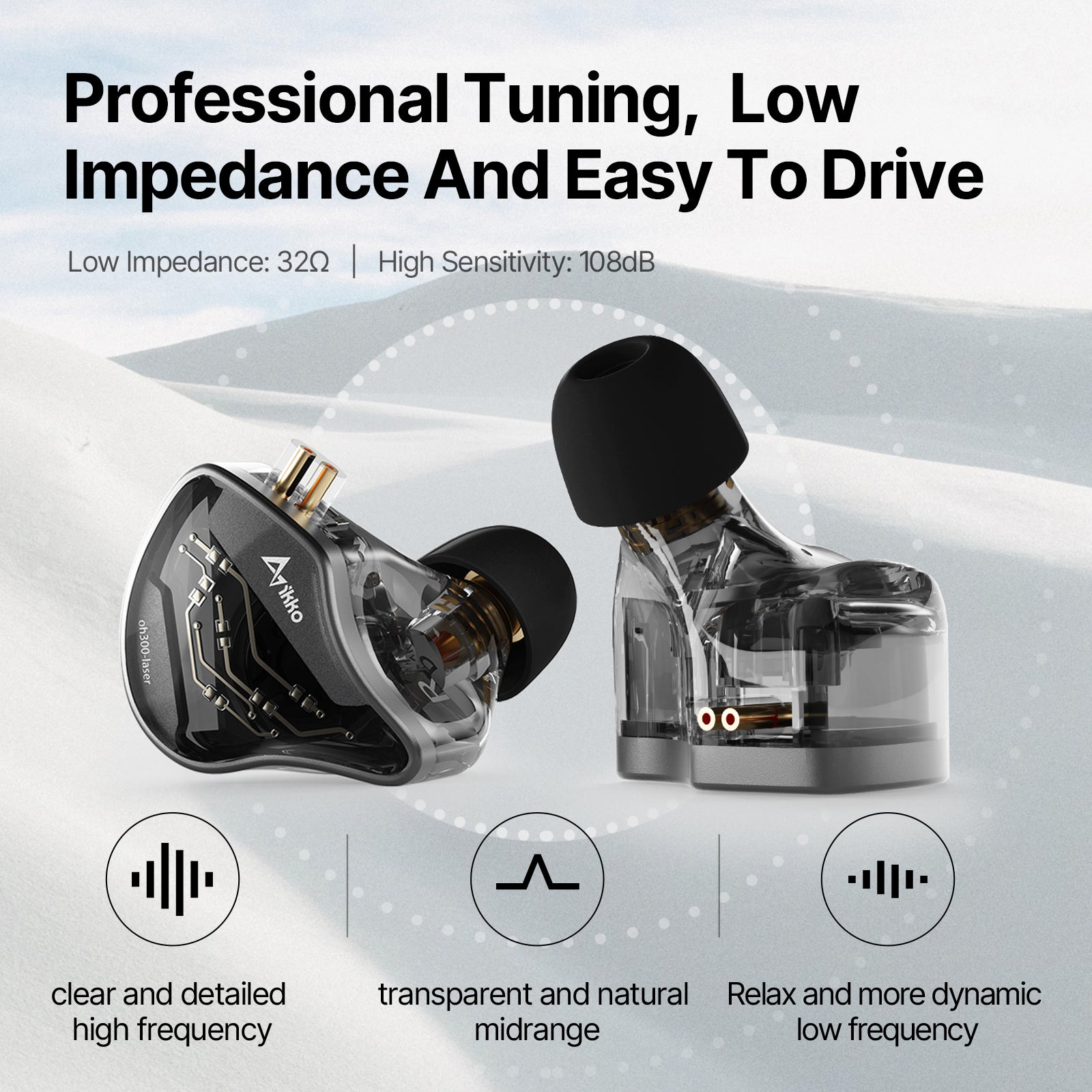 Lumina OH300 - In-Ear Monitors - High Fidelity | iKKO Audio