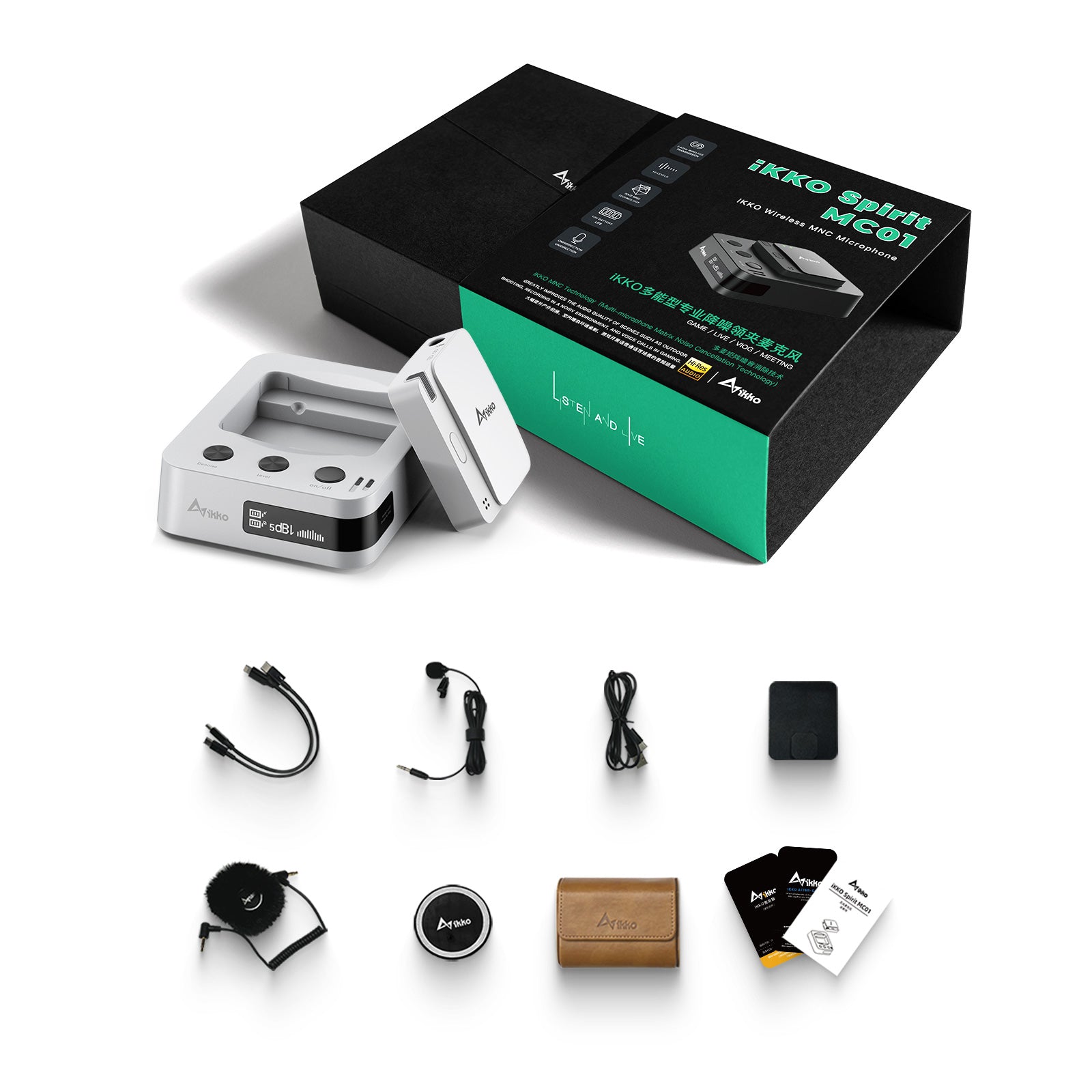 Spirit MC01 High-Fidelity Microphones for Content Creators | iKKO