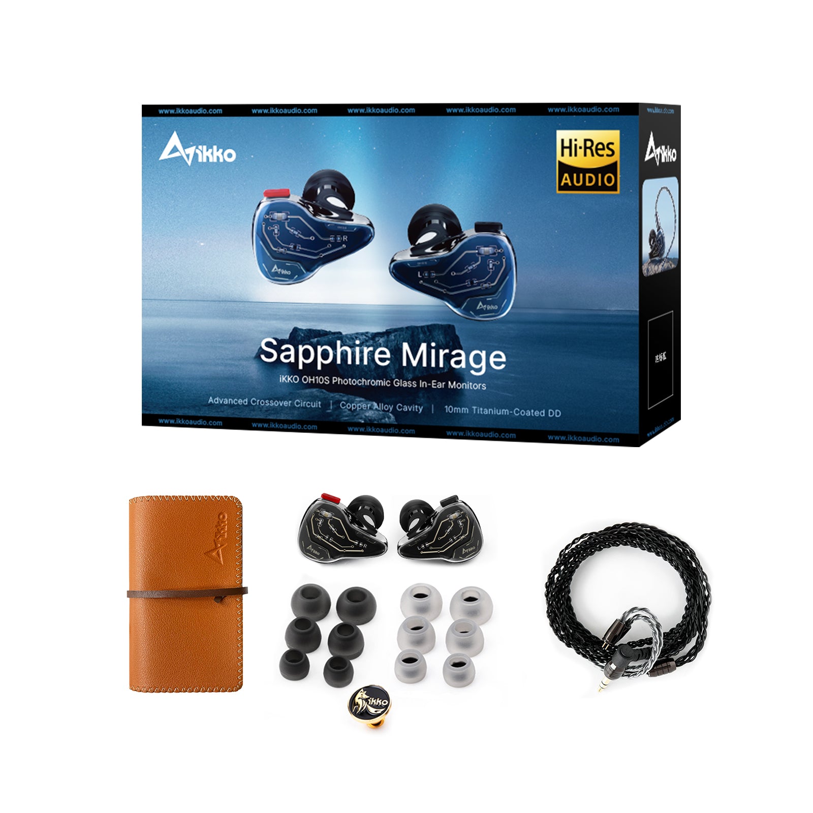 Sapphire Mirage OH10S - In-Ear Monitors - High Fidelity | iKKO Audio