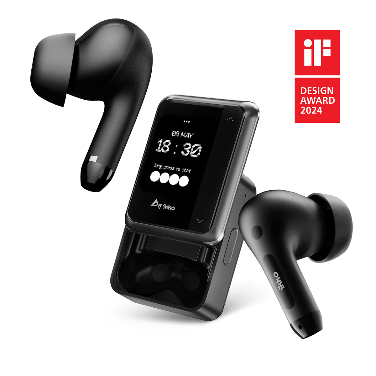 [新品] ikko active buds (常識内の値下げ交渉OK） ActiveBuds：ビビッドタッチスクリーン搭載のAIスマートイヤホン｜iKKO