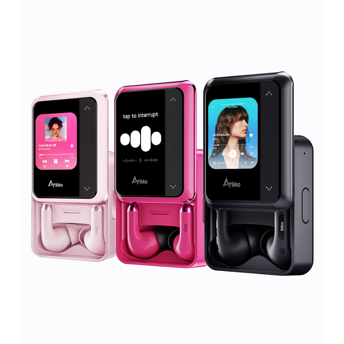 ActiveBuds: AI-Smart Earphones with ViVid Touchscreen | iKKO Audio