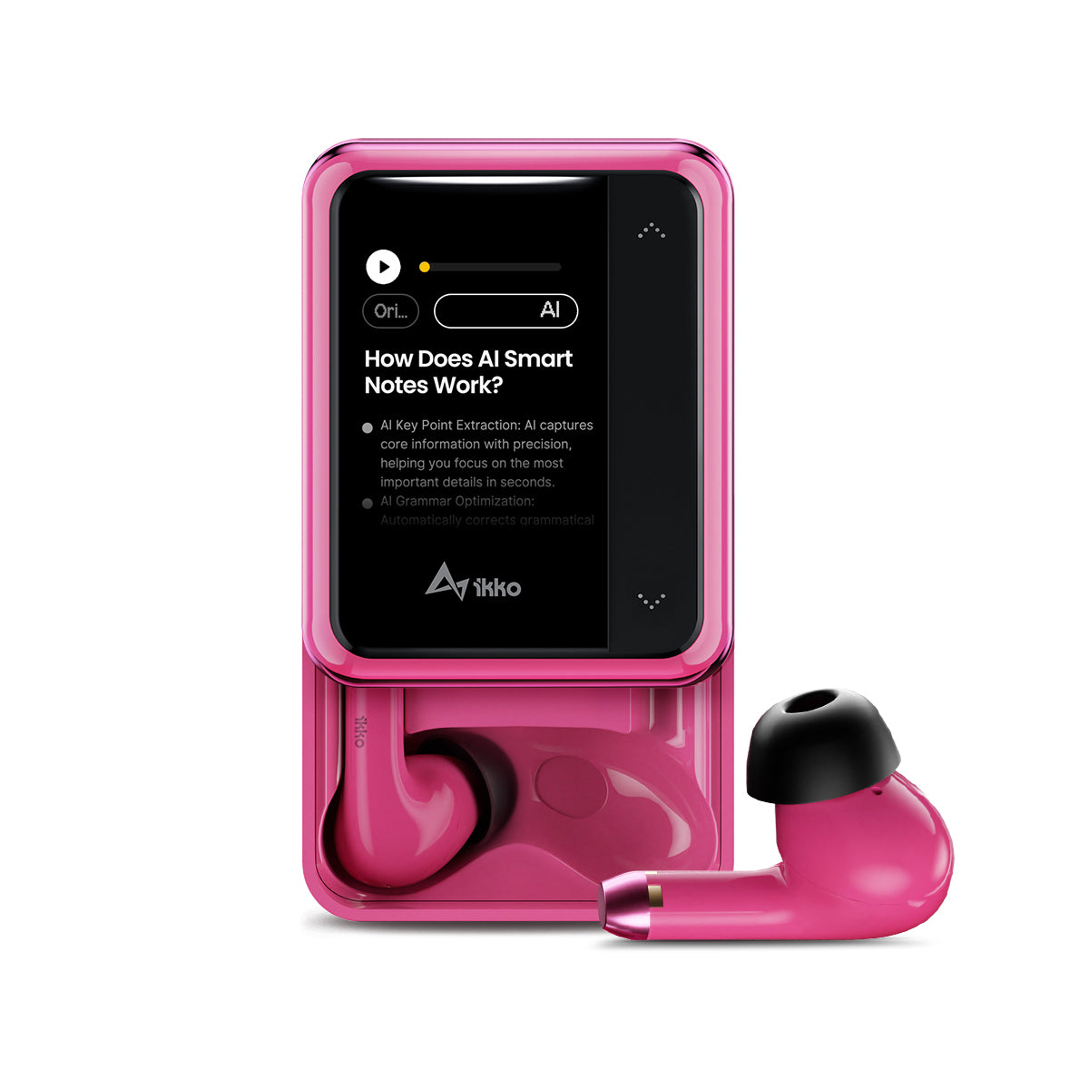 ActiveBuds: AI-Smart Earphones with ViVid Touchscreen | iKKO Audio